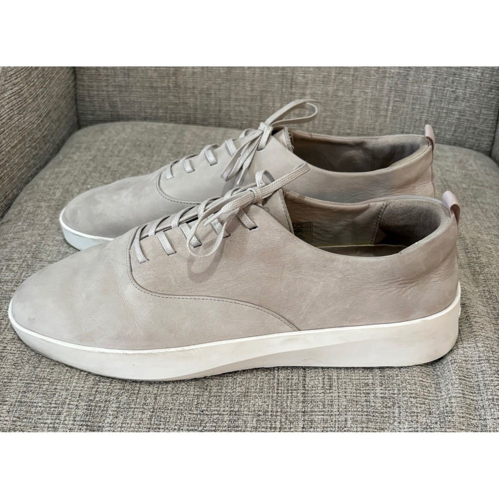 Wolf & Shepherd Cruise Leather Sneakers Light Grey/Tan EU 46 US 13 Mens